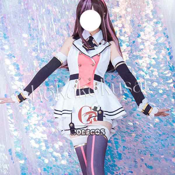 【送料無料】新品 絆愛ゃん キズナアイ 風 Kizuna Ai キズナアイ コスプレ衣装 ウィッグ 靴 パーティー イベント コスチューム仮装  cospl｜au PAY マーケット